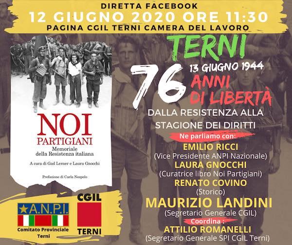 "Dalla Resistenza alla stagione dei diritti". Diretta Facebook con Maurizio Landini (Cgil)