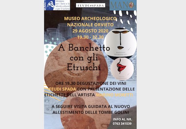 "A Banchetto con gli Etruschi". Degustazioni d'autore al Museo Archeologico Nazionale