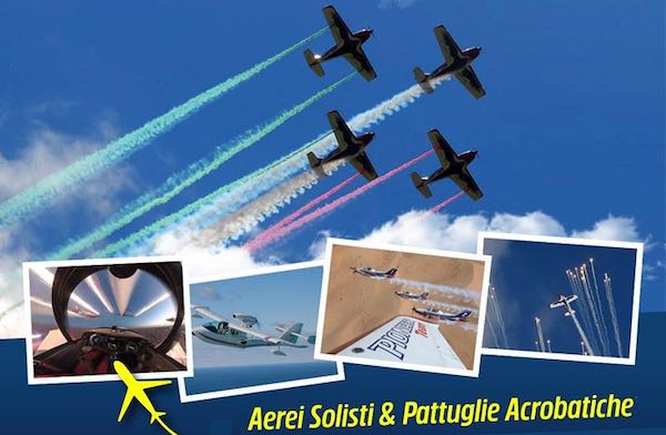 Aerei solisti e pattuglie acrobatiche sulla Costa del Tirreno per "Air Show"
