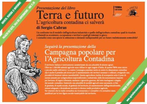 Incontro su "Terra e futuro. L'agricoltura contadina ci salverà"