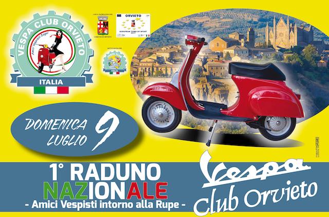 "Amici vespisti intorno alle Rupe". Primo raduno nazionale per il Vespa Club Orvieto