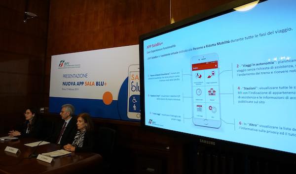 RFI presenta l'App Sala Blu+ dedicata a persone con disabilità e a ridotta mobilità