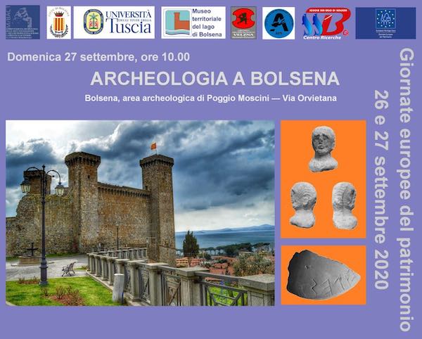 "Archeologia a Bolsena" per le Giornate del Patrimonio. Paolo Binaco nuovo direttore del Museo Territoriale