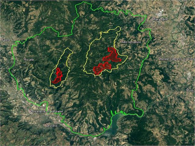 Monte Peglia, plaude il Comando Unità Forestali Ambientali e Agroalimentari Carabinieri