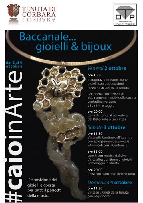 "Baccanale...gioielli e bijoux" in mostra alla Tenuta di Corbara