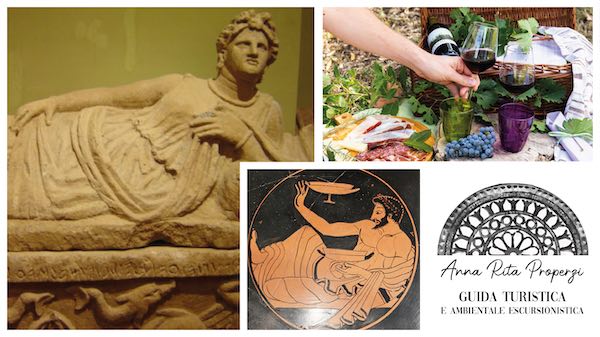 "Il banchetto nel mondo etrusco" e, a seguire, "Merenda in Vigna"