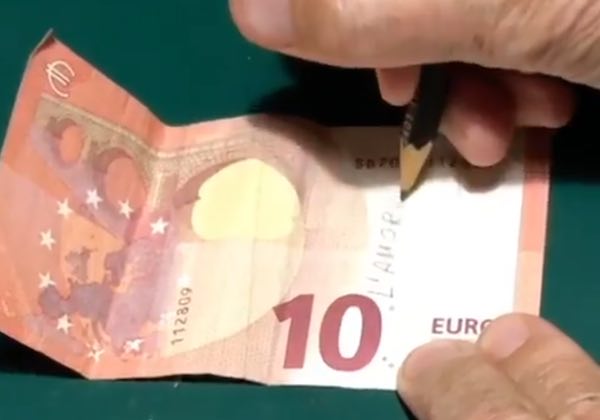 Parte da Orvieto Scalo il viaggio della banconota da 10 euro con le parole di Susanna Tamaro