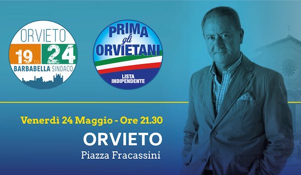 In Piazza Fracassini con le liste a sostegno di Franco Raimondo Barbabella