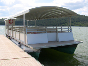 In funzione il battello per la navigabilità turistica del lago di Corbara