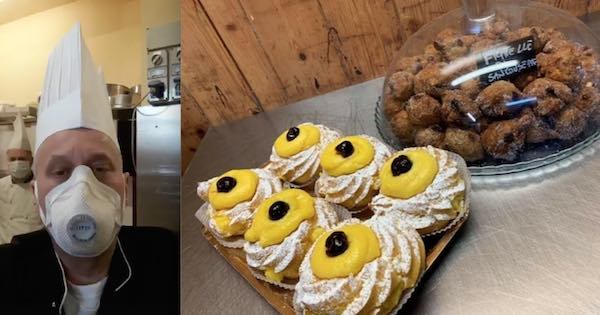 In partenza 120 chili di frittelle e bignè di San Giuseppe. CNA: "Un gesto per chi è in trincea"