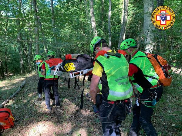 Biker salvato dal Soccorso Alpino e Speleologico Umbria grazie ad Sms Locator