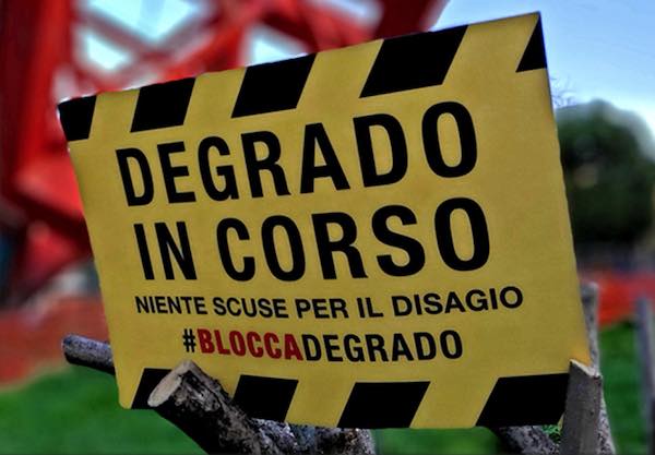 Nastri gialli contro il degrado. Via alla campagna per contrastare incuria e abbandono