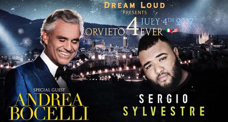 Andrea Bocelli in Piazza Duomo per la quarta edizione di "Orvieto4Ever"