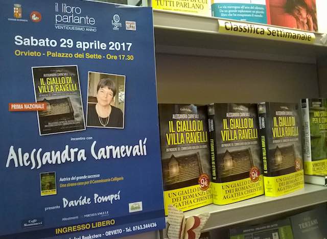Alessandra Carnevali presenta "Il giallo di Villa Ravelli. Un'indagine del commissario Adalgisa Calligaris"
