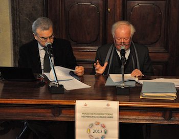 Flussi elettorali 2013: a Palazzo Donini presentata l’analisi del voto in Umbria