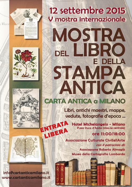 Libri, mappe, vedute e fotografie d'epoca in mostra con "Carta Antica a Milano"