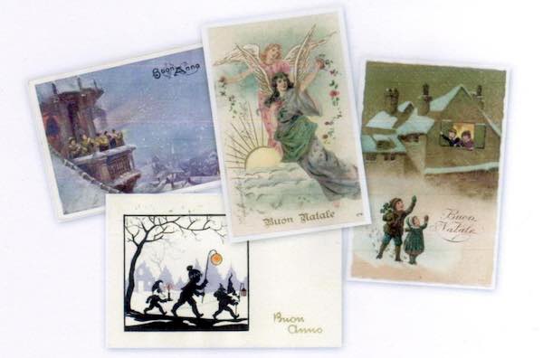 Cartoline natalizie d'epoca in mostra per la Giornata della Filatelia