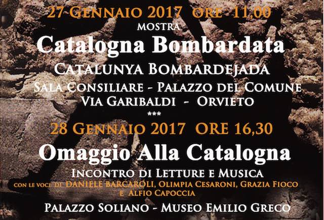 Omaggio alla Catalogna. Musica, letture e mostra per il Giorno della Memoria