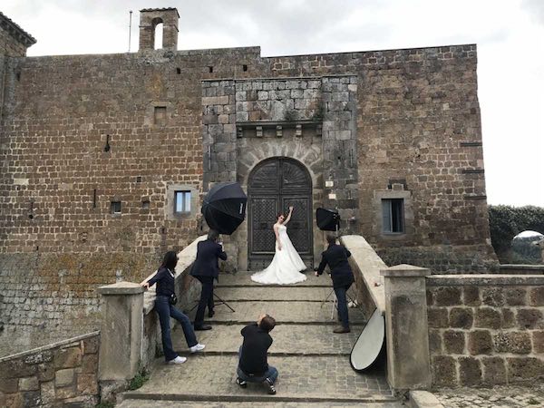 Castello Orsini diventa location per lo shooting fotografico di Glen Spose