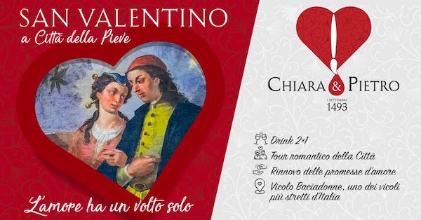 "Chiara & Pietro. L'amore ha un volto solo" nel weekend di San Valentino