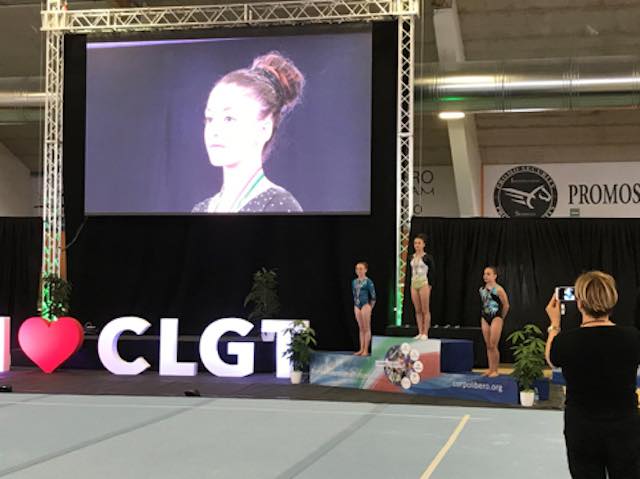 Ginnastica artistica, Chiara Vincenzi campionessa italiana