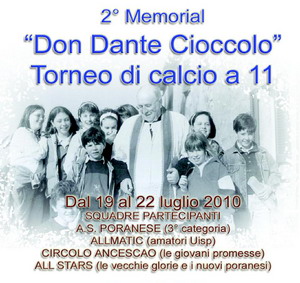 A Porano tutti in campo per Don Dante. 2° memorial di calcio a11 dedicato a Don Dante Cioccolo