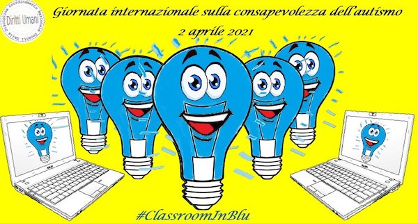 "Classroom in blu" per la Giornata Internazionale sulla Consapevolezza dell'Autismo