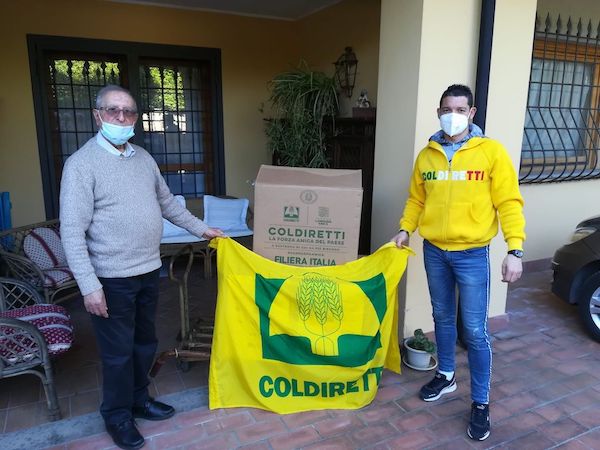 Coldiretti consegna oltre 100 quintali di prodotti a 40 Comuni del Viterbese