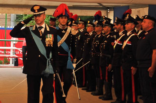Annuale dell'Arma, encomio al neo-capitano Giuseppe Viviano
