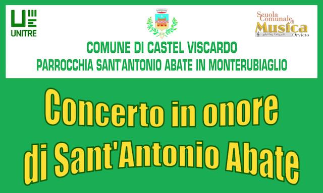 A Monterubiaglio, musica classica per i festeggiamenti di Sant'Antonio Abate