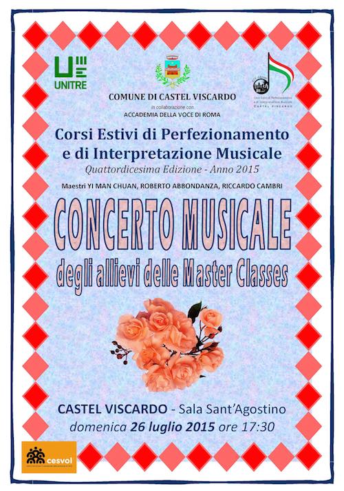 Concerto in Sant'Agostino per i corsi estivi di perfezionamento musicale