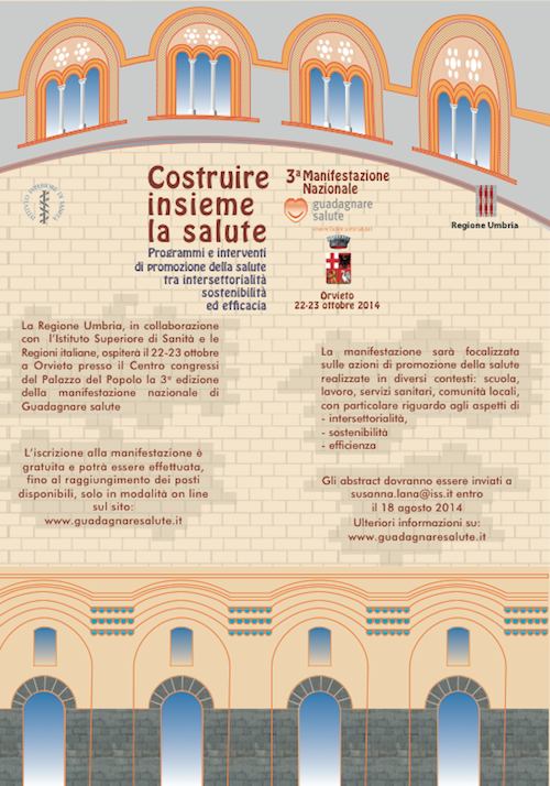 A Orvieto la terza manifestazione nazionale "Guadagnare salute"