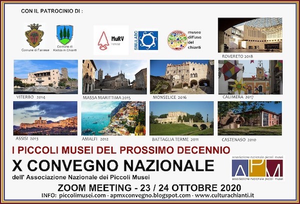"I Piccoli Musei del prossimo decennio". Online il convegno nazionale