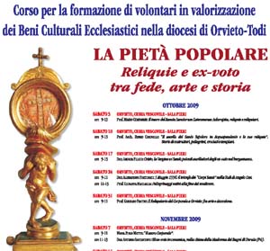 Corso di formazione per volontari nella valorizzazione dei beni culturali ecclesiastici promosso dalla Diocesi di Orvieto-Todi