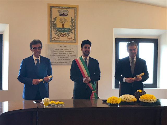 Il Comune conferisce la cittadinanza onoraria ai "fratelli del vino" Riccardo e Renzo Cotarella