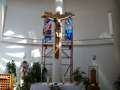 Il Cristo ligneo del Santa Maria della Stella in restauro grazie ad un benefattore 
