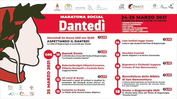 "A riveder le stelle". Luci accese e maratona social per il Dantedì 2021