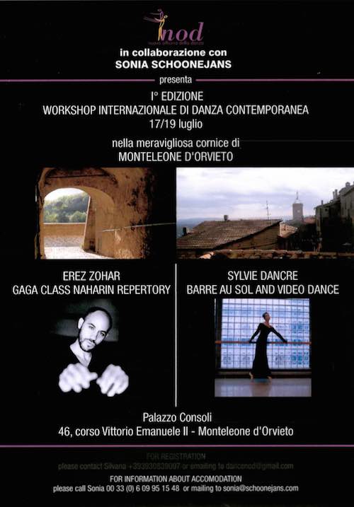 Tre giorni nel segno della danza contemporanea. Workshop, mostra e video