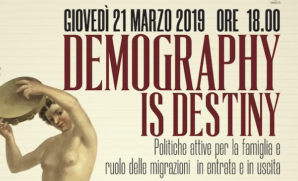 "Demography is destiny: crescita o declino" chiude il ciclo "A Scuola di Cittaslow"