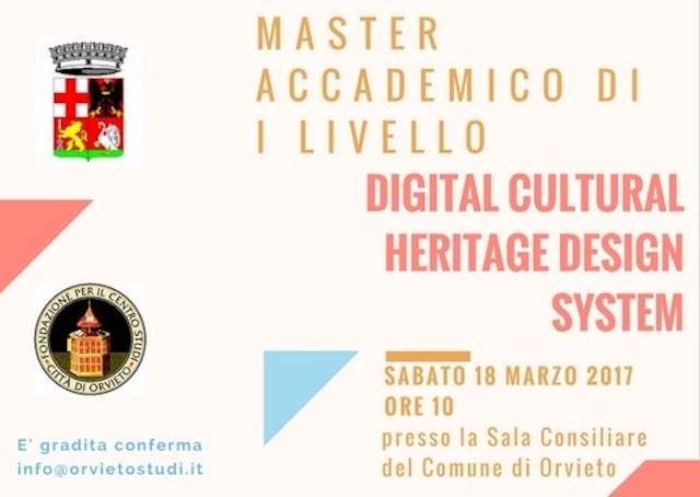 Presentazione del Master sul Design di Sistema del Patrimonio Culturale 