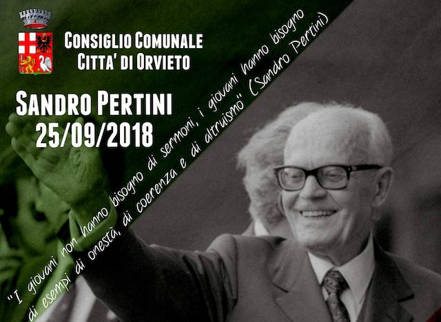 Orvieto intitola a Sandro Pertini il nuovo ponte sul fiume Paglia