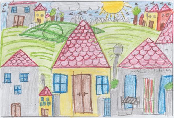 Montegabbione da cartolina grazie ai disegni dei bambini