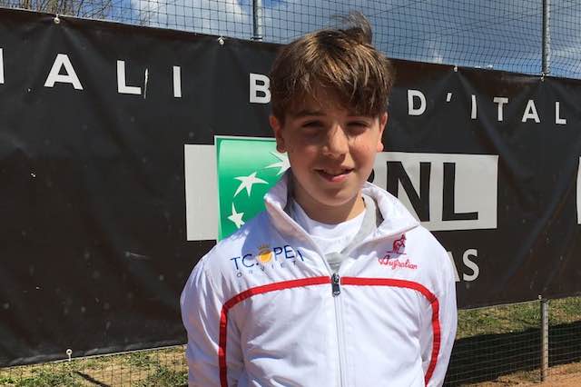 Tennis, esordio in serie B per il giovane Edoardo Cuini