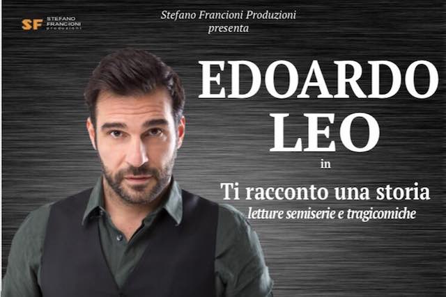Al Cinema Teatro Concordia, Edoardo Leo con "Ti racconto una storia"