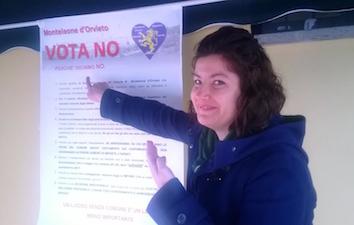 A Monteleone d'Orvieto "Nessun politico per la chiusura della campagna referendaria per il no"