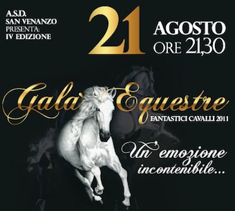 Domenica 21 agosto a San Venanzo quarta edizione del Gran Galà Equestre