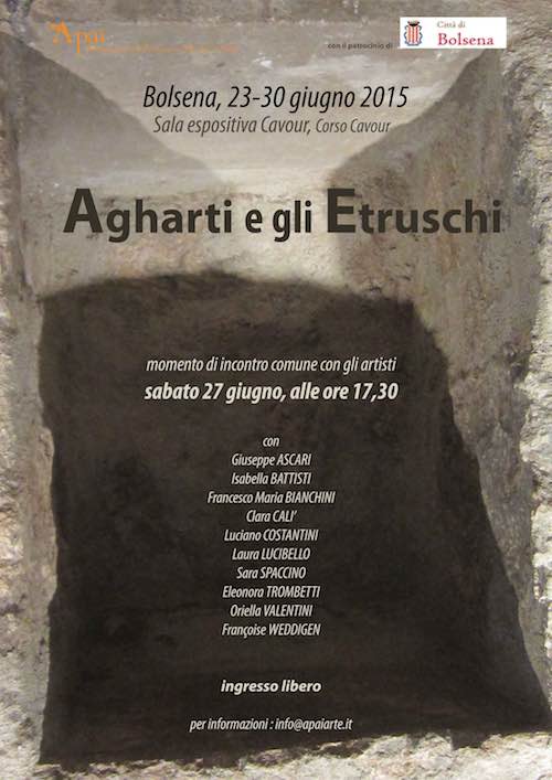 "Agharti e gli Etruschi". Momento di incontro comune con gli artisti