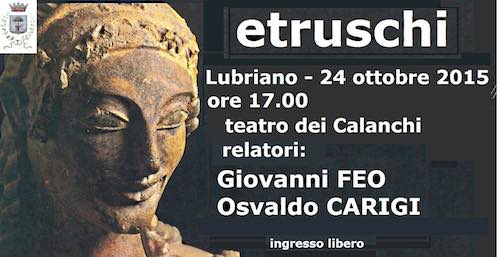 Al Teatro dei Calanchi, incontro sugli Etruschi