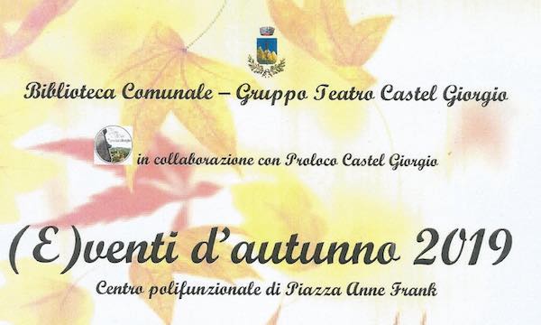 Il Premio "Valeria Sabel" apre "(E)venti d'Autunno 2019"