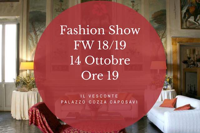 "Fashion Show" a Palazzo Cozza Caposavi e "Aperitiviamo"